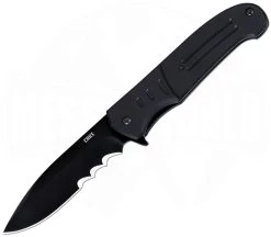 CRKT Ignitor Black Veff-serrated