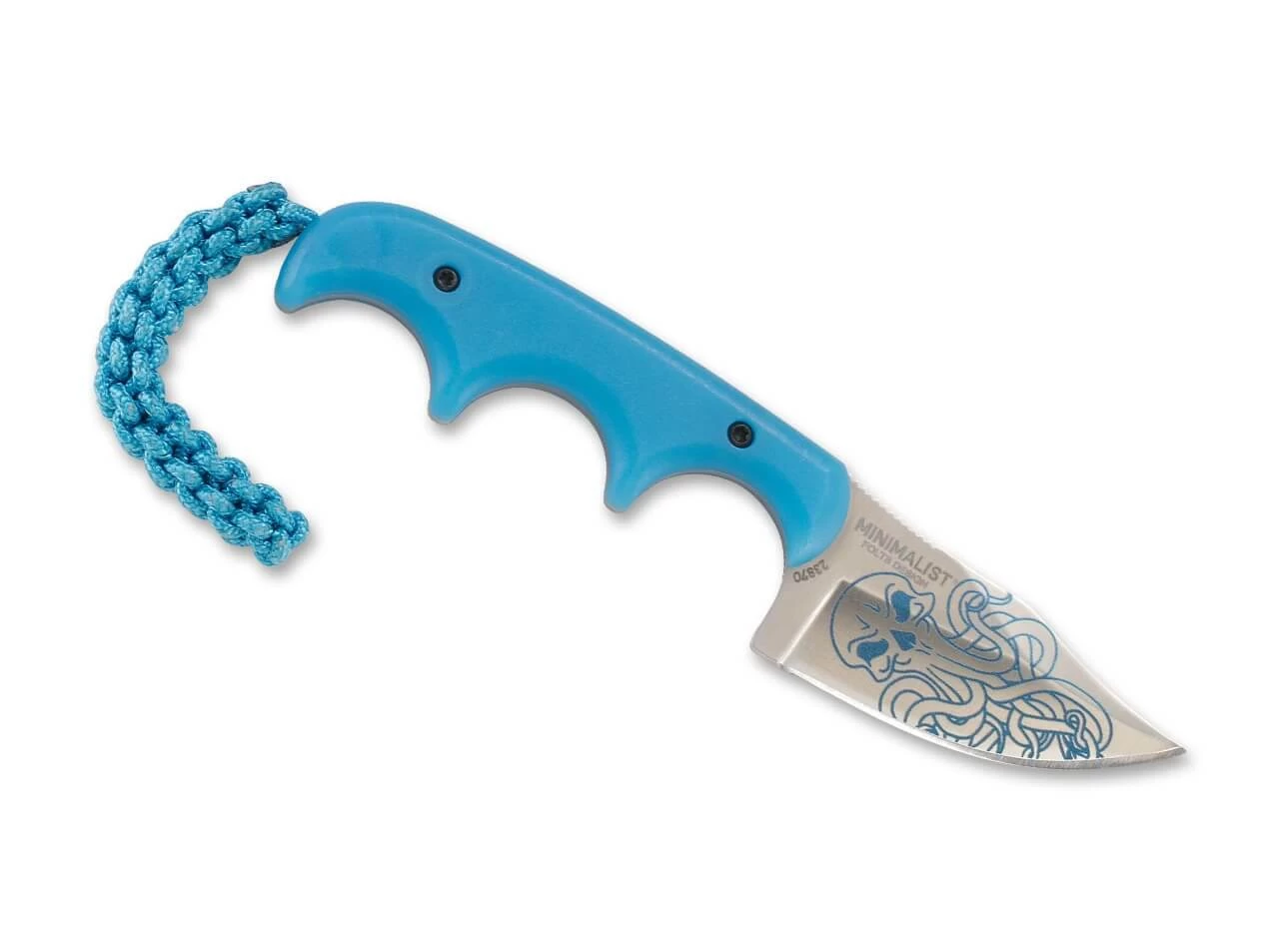 CRKT Minimalist Bowie Cthulhu Blue 4 CRKT Minimalist Bowie Cthulhu Blue – Bild 2